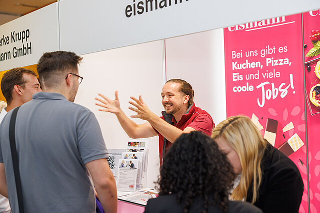 Messestand der Firma eismann