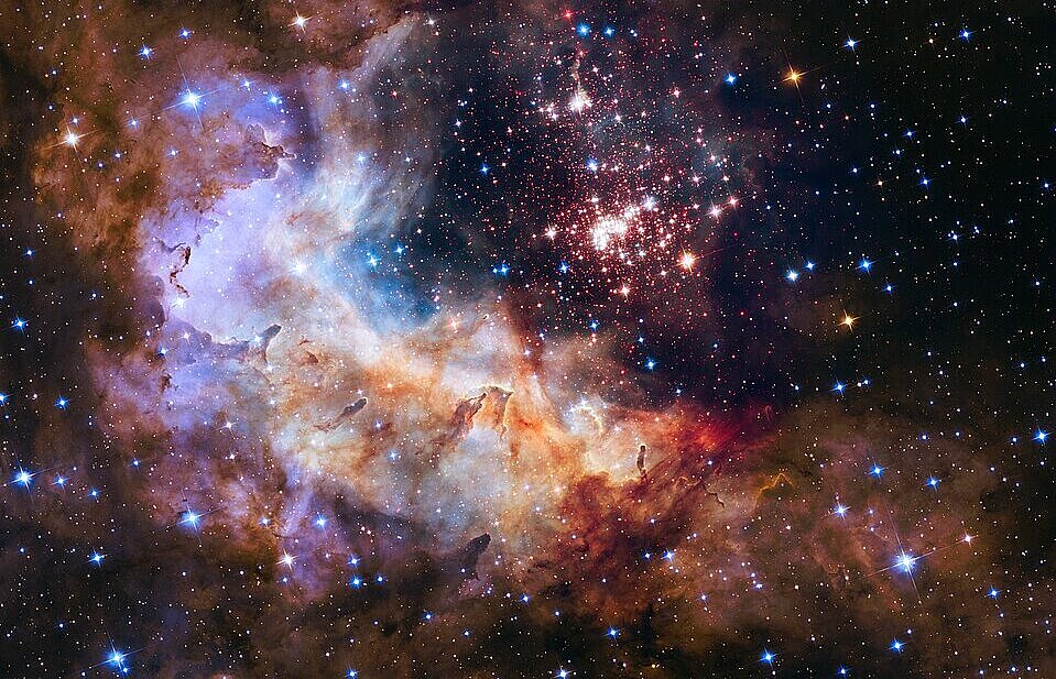 der Sternhaufen Westerlund 2 in der Milchstraße