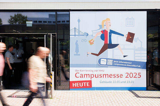 Plakatierung zur Campusmesse 2025