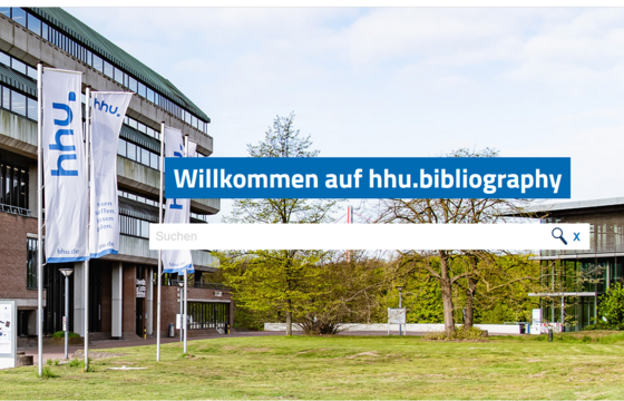 Blick auf die Universitäts- und Landesbibliothek 