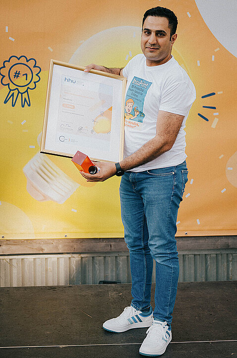 Portrait photo of award winner Alaa Amin, category 'Students'