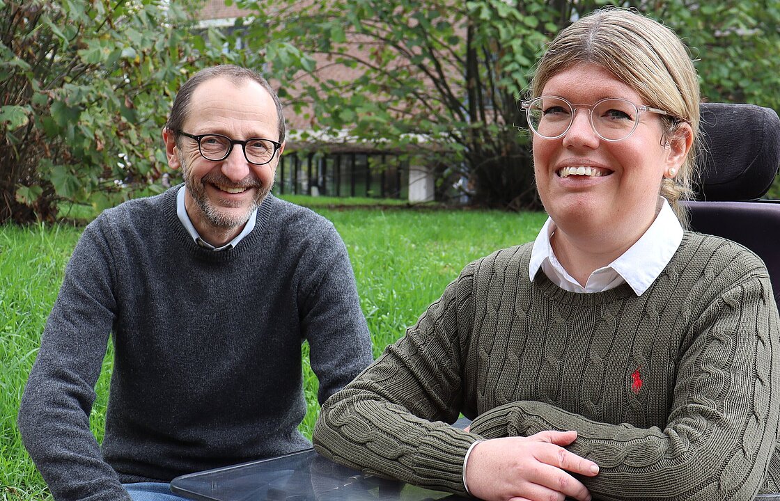 Lydia Schmidt und Prof. Dr. Frank Dietrich