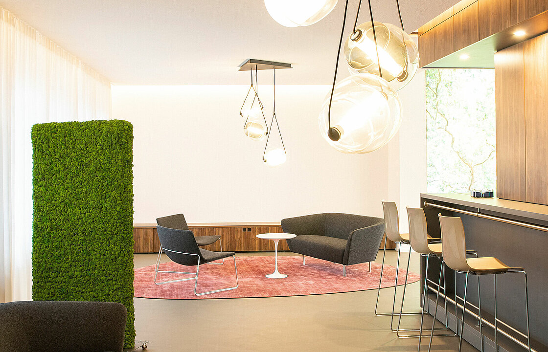 Sitzgruppe im Faculty Club